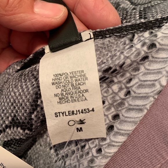 Yahada Kimono grey snake skin print NWT - Picture 2 of 4